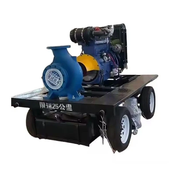 Mobile Diesel Driven Irrigation Centrifugal Pump